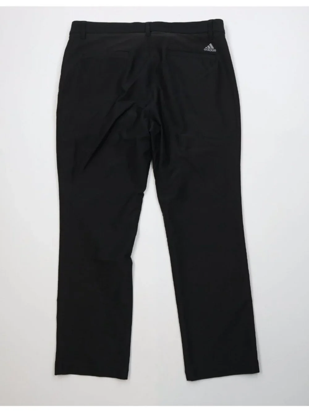 Vintage Y2K Adidas Golf Mens 34x30 Sun Faded Stretch Tech Knit Chino Pants Black